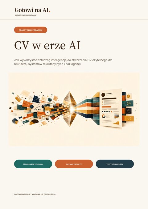 CV w erze AI — okładka poradnika